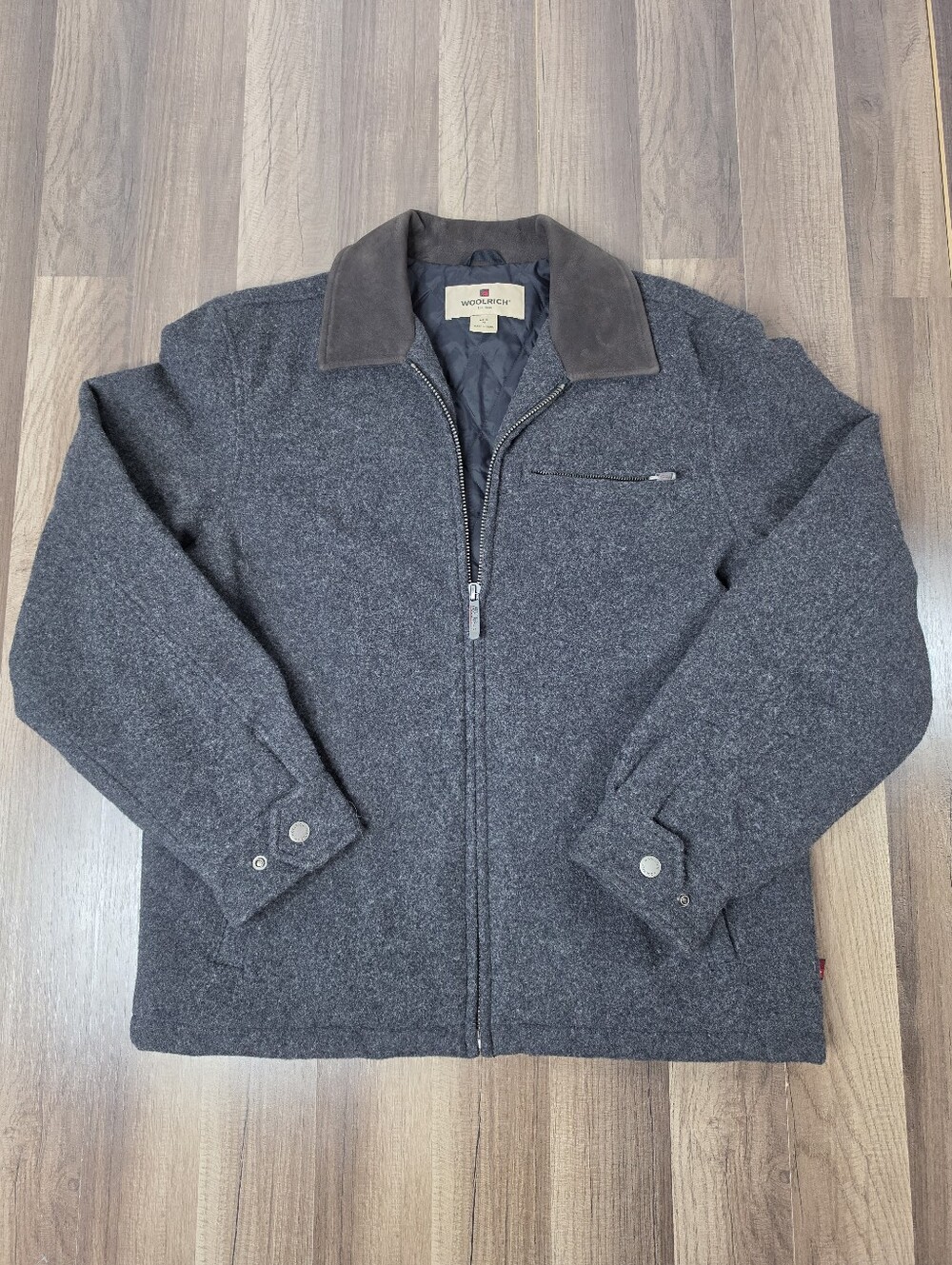 Woolrich Vintage Wool Bomber Field Jacket Gorpcore Cabincore Workwear Heritage.M